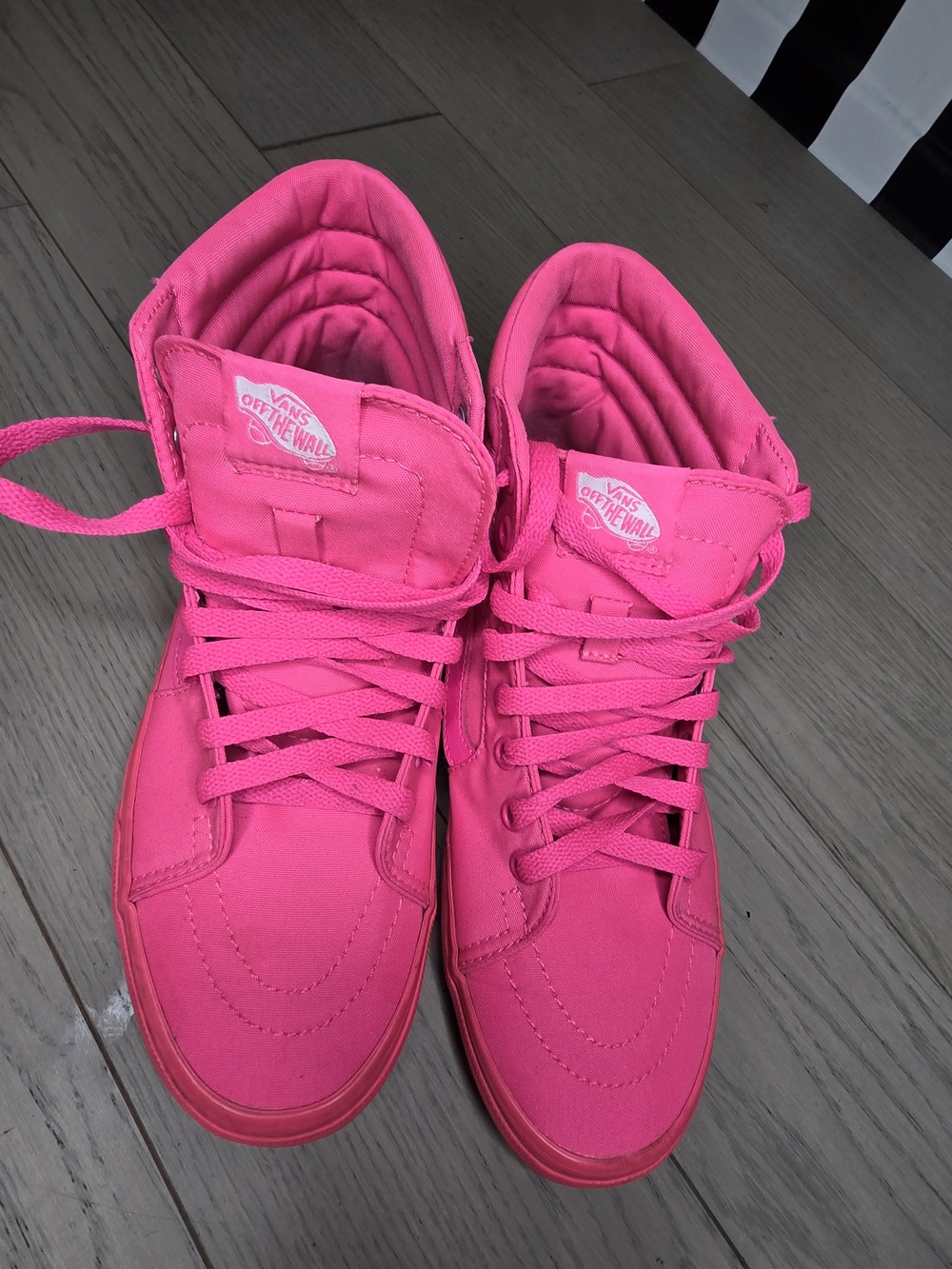 Vans High Top Sneakers - Hot Pink